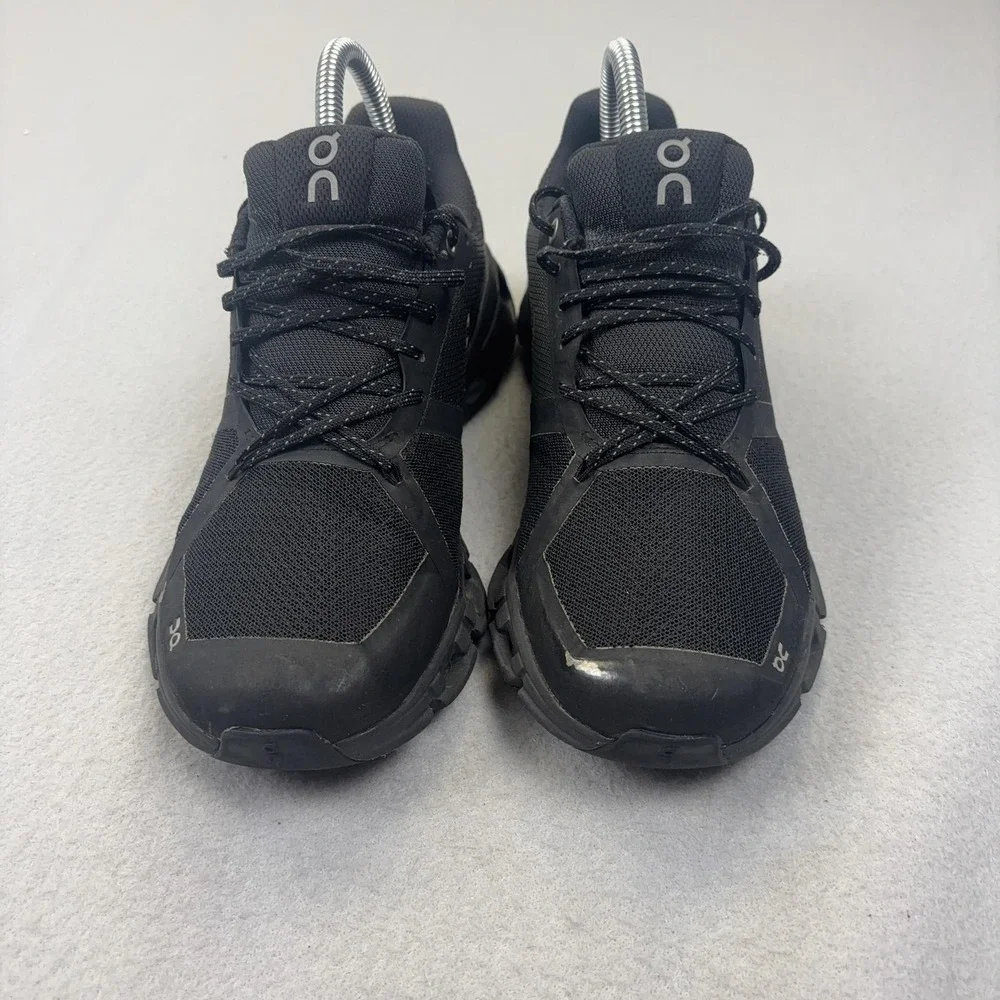 On Cloudflyer WP Shoes Womens Size 7 Black Waterproof Running Sneakers CloudTec